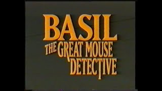 The Great Mouse Detective (1986) Trailer [Vhs]