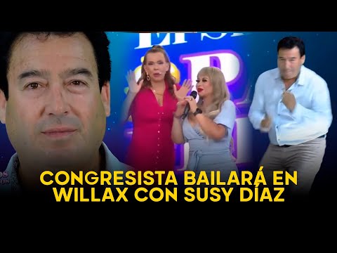 Uno más de los congresistas bailarines: Edwin Martínez bailará con Susy Díaz en reality de Willax