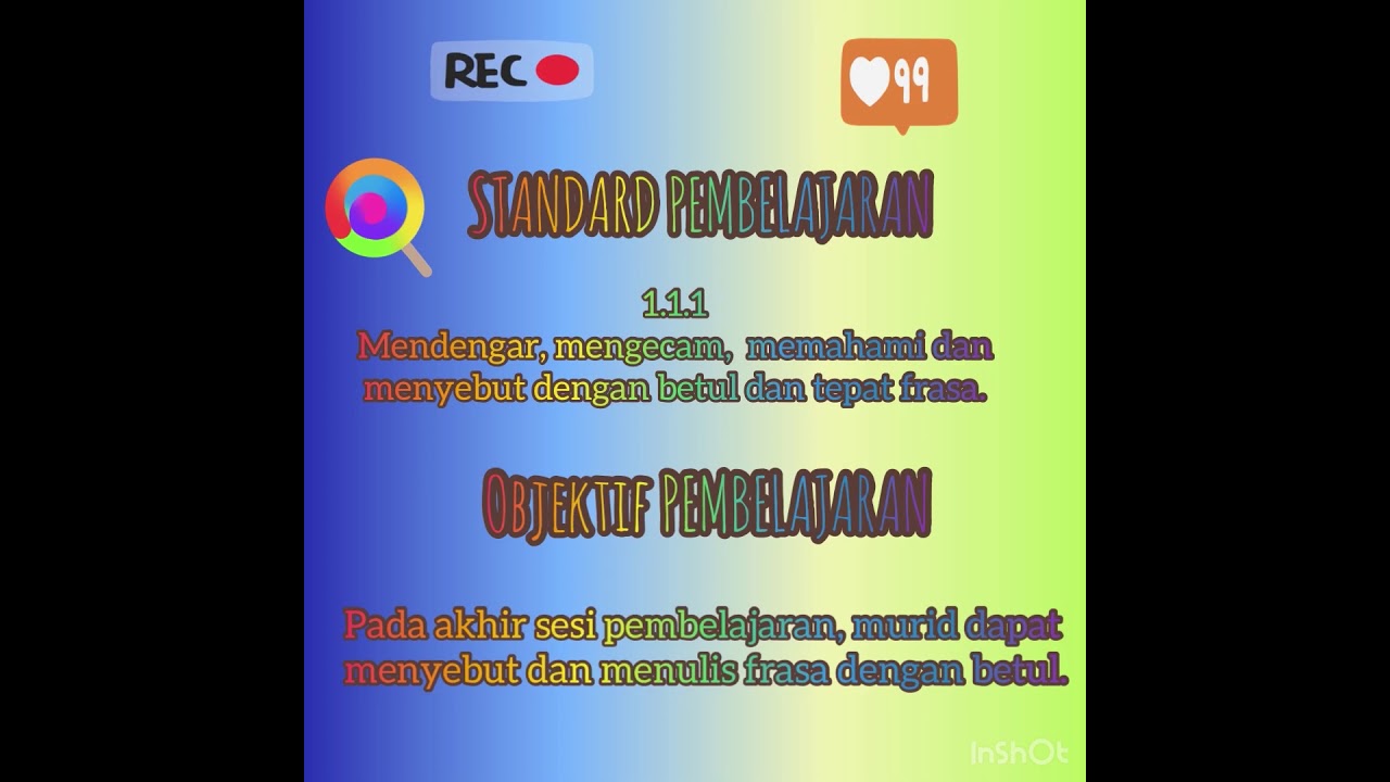 Bahasa Melayu Tahun 2 Arif Youtube