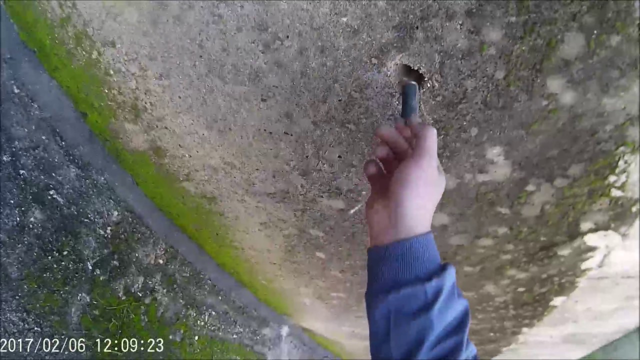 How to fix some holes in a pond DAM Rope access technician YouTube