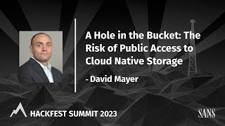 A Hole in the Bucket: The Risk of Public Access toCloud Native Storage