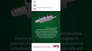 DOUBLE ACTING LOAD SENSITIVE COUNTERBALANCE VALVE – VODL | HFD Hydraulic  #hydraulicvalve #hydraulic