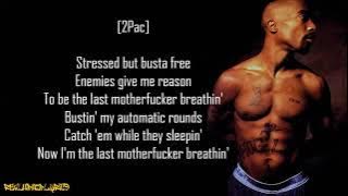 2Pac - Breathin' ft. Young Noble, Napoleon, Kastro & E.D.I. (Lyrics)