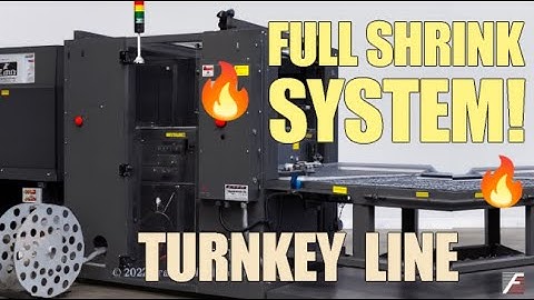 🚀 Maximize Line Efficiency with This Automatic Shrink Solution! Shrink Tunnel Demo!