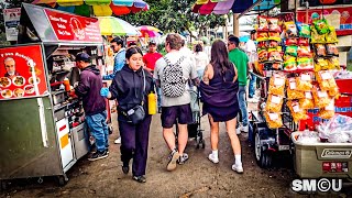 𝗣𝗔𝗥𝗞𝗦𝗜𝗗𝗘 𝗠𝗔𝗥𝗞𝗘𝗧 Street Vendors Line Palisades Park As Foot Traffic Flows