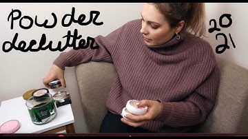 MAKEUP DECLUTTER 2021 - (4) POWDERS