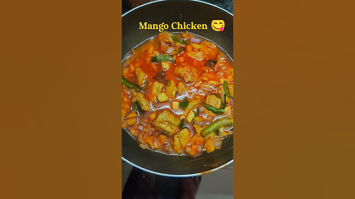 MANGO CHICKEN CURRY ❤️ - konaseema style #mangochicken #divya #murari #love #famous #youtube #shorts