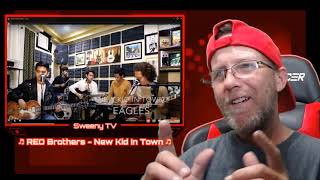 Video thumbnail of "REO BROTHERS - New kid in town (Eagles cover) REACTION"