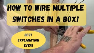 wiring a switch? here's the trick that'll make it simple - no matter how many gangs!