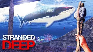 Looting Shipwrecks Surrounded by Sharks - Stranded Deep Multiplayer #6