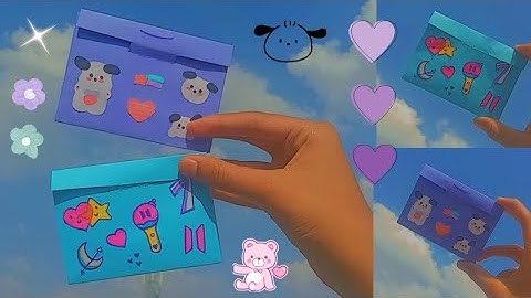 How to make paper folder/ handmade paper folder/Diy paper file for school/easy to make /paper wallet