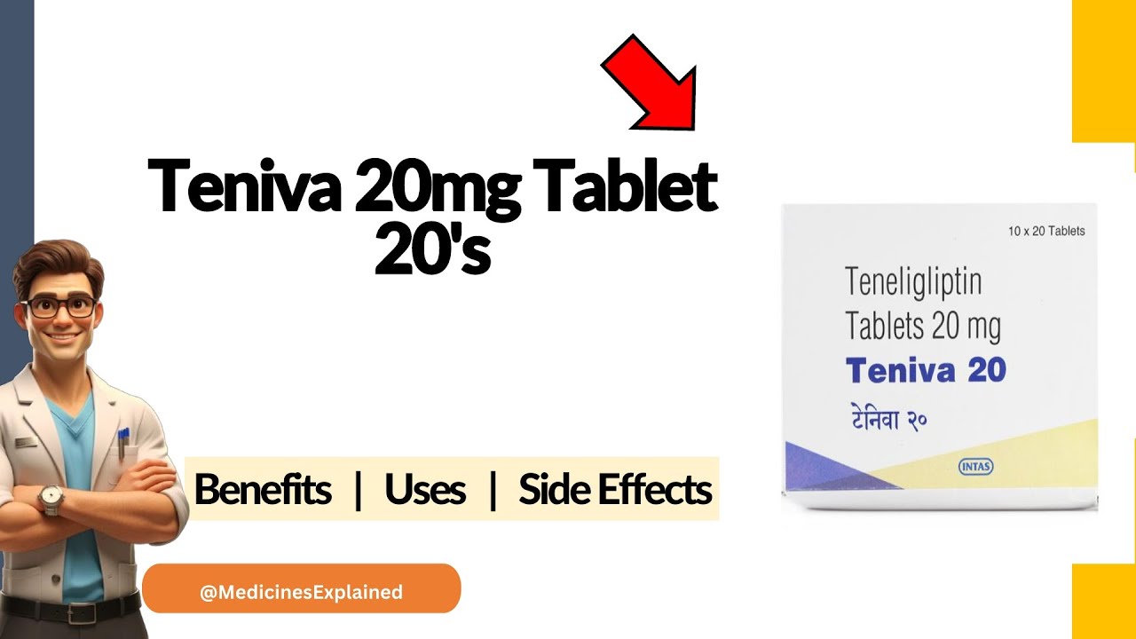 Teniva 20mg Tablet - Uses, Side Effects & Dosage