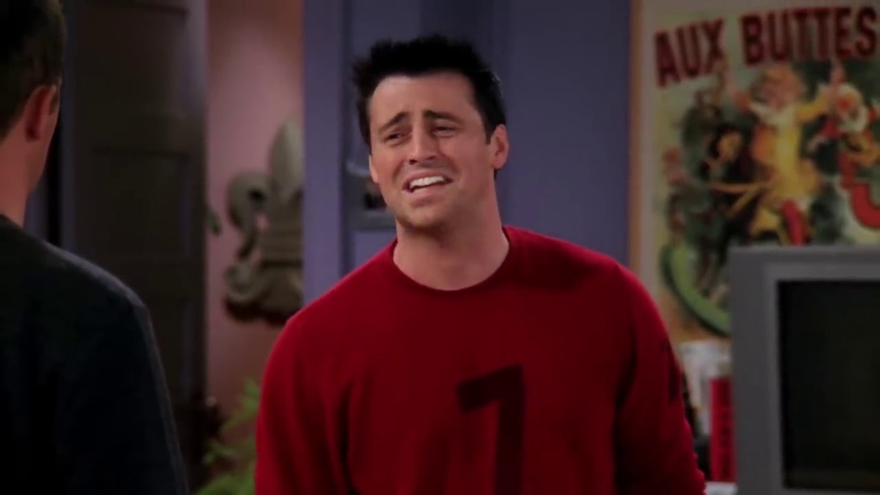 Friends joey take care of baby while monica and chandler makingout ...