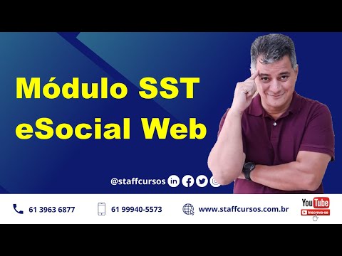 Módulo SST - eSocial Web #staffcursos #escoail #sst