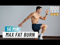 50 MIN FULL BODY CARDIO HIIT Burn 1000 Calories No Equipment Home Workout