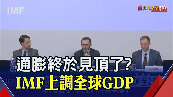 美歐需求意外強韌 IMF睽違1年上修全球今年GDP至2.9%  克魯曼警告:市場對"高通膨已過"太自信｜非凡財經新聞｜20230131 - 天天要聞