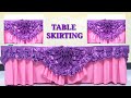 Table Skirting | Double combination | Diamond design