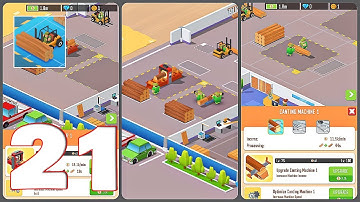 Idle Forest Lumber Inc: Timber Factory Tycoon - Gameplay Walkthrough Part 21 (iOS, Android)