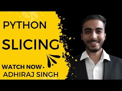 Slicing in Python || Computer 🖥️ Science || Python || Adhiraj Singh ...
