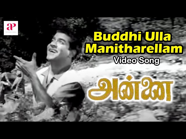 Annai Tamil Movie Songs | Buddhi Ulla Manitharellam Full Video Song | Chandrababu | R Sudarsanam class=