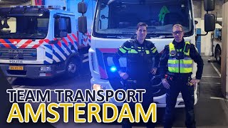 Politie | Team Transport Amsterdam | Politie shovel |