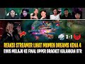 Momen dreams kena 4 di lord tumbangkan btr  reaksi streamer evos vs btr mpl id s13 playoff