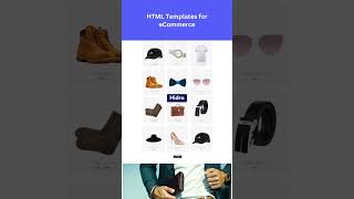 HTML Templates for eCommerce  #ecommerce #shortsvideo
