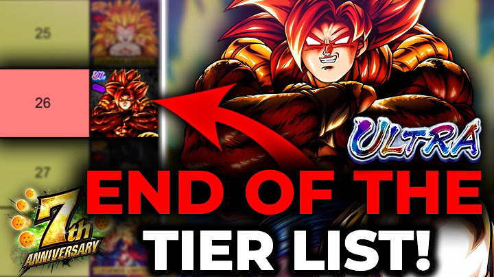 This Tier List Ends Once I Get To ULTRA SSJ4 Gogeta… (Dragon Ball Legends)