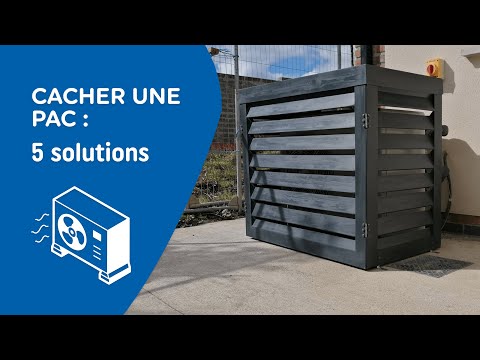 Cacher sa pompe à chaleur : quatre solutions esthétiques