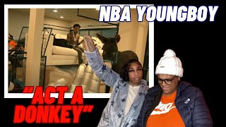 YB BACK ON DEMON TIME!! NBA YoungBoy - Act A Donkey (CHARLAMAGNE DISS) REACTION