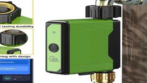 ZIGBEE WIFI Garden Watering Timer Smart Sprinkler Drip Irrigation System Built-in Water Flow Recorde