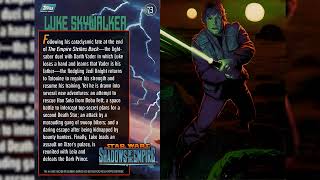 PT 1 Shadows of the Empire Topps Trading Cards Read by DASH RENDAR | Meet the Characters Cards 73-82