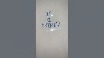Is 1 a Prime Number??? #shorts #maths #prime