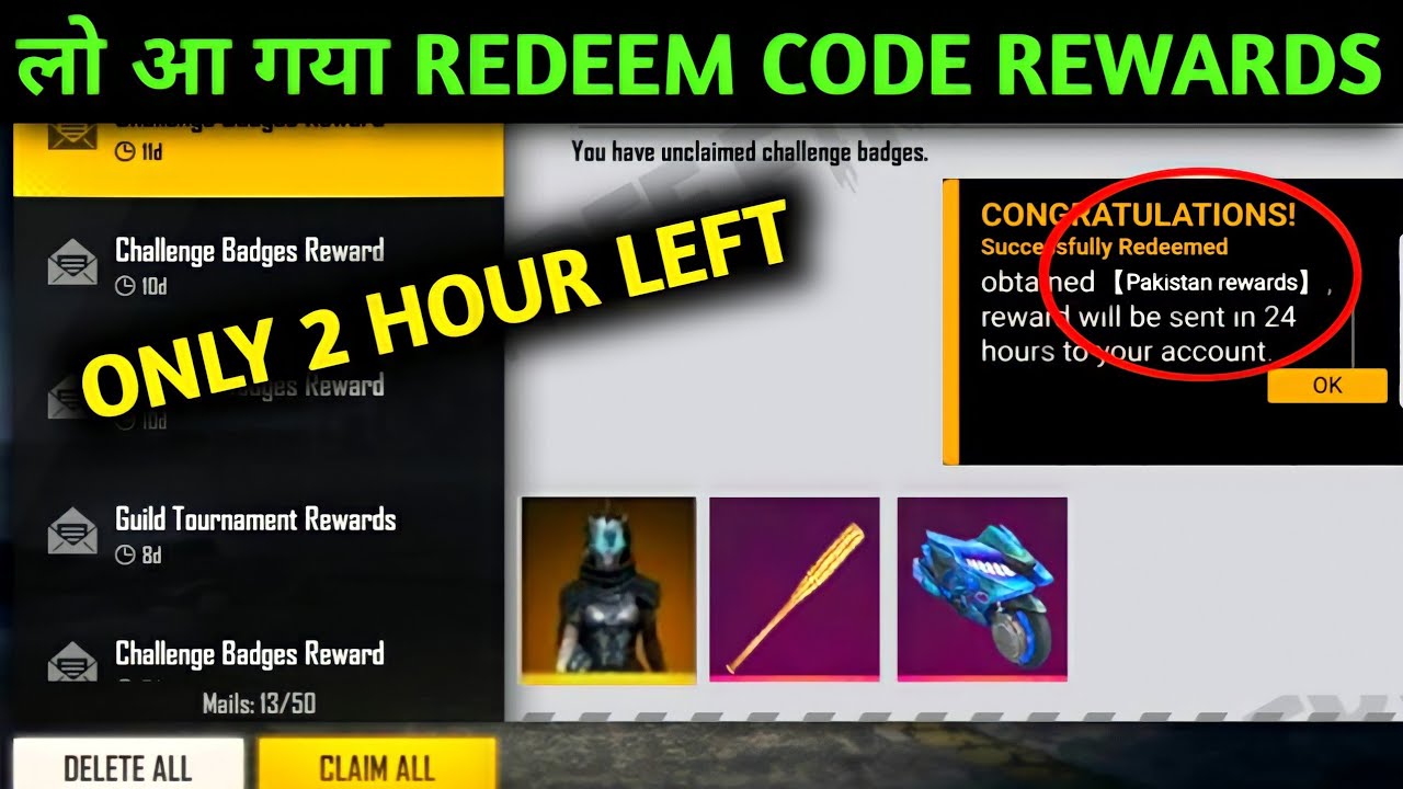 PAKISTAN REDEEM CODE 9 JUNE 2022 | FREE FIRE REDEEM CODE TODAY | FREE FIRE NEW EVENT