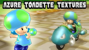 [MKWii Character Mod] Azure Toadette Textures