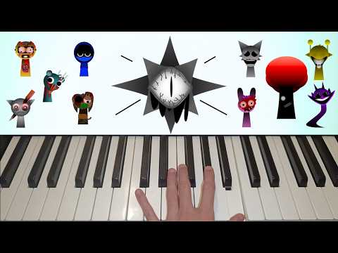 20 Sprunki Sounds to learn on the Piano (at random)