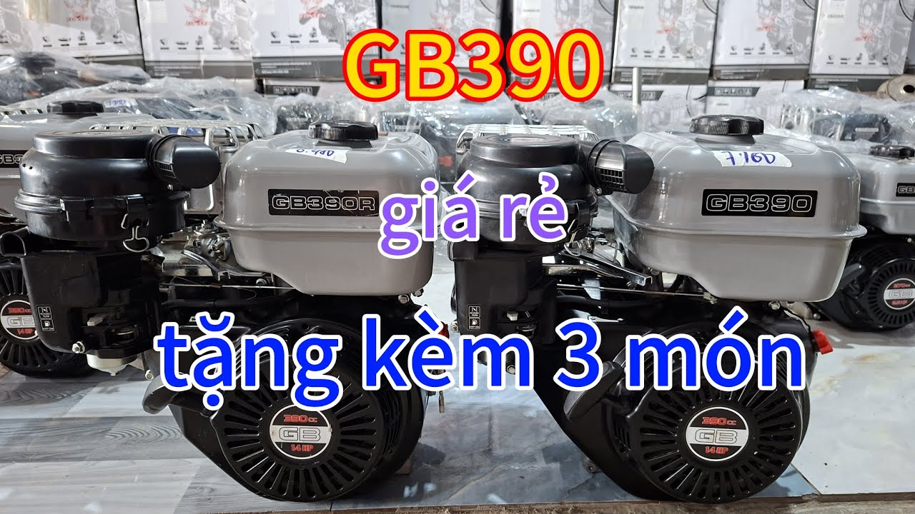 28/2 máy xăng GB390 tặng kèm 3 món giá rẻ. Bao ship toàn quốc bảo hành nữa năm.