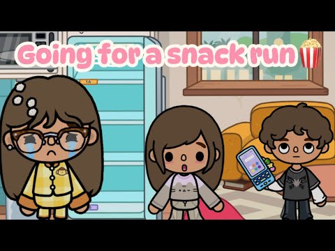 Going for a snack run🍭🍿 || Toca Boca role play