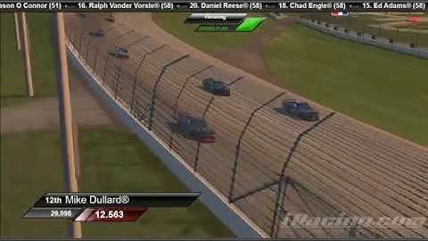 iRacing ECR Beeline replay with Overlay test!!