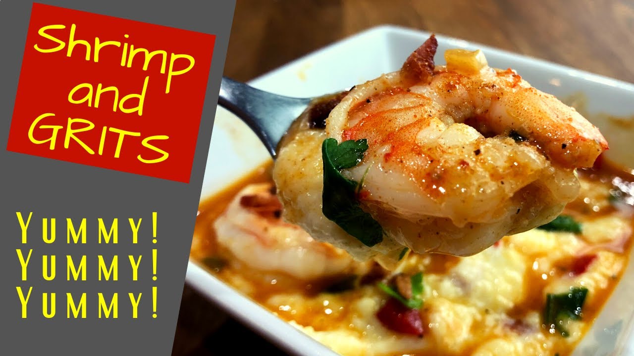 Shrimp And Cheesy Grits (using Polenta) YouTube