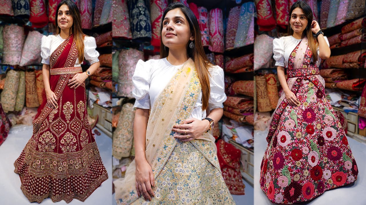 এক ছাদের তলায় কত রকমের চোখ ধাঁধানো লেহেঙ্গা 💃 Huge Lehenga Collection in Kolkata 🌟