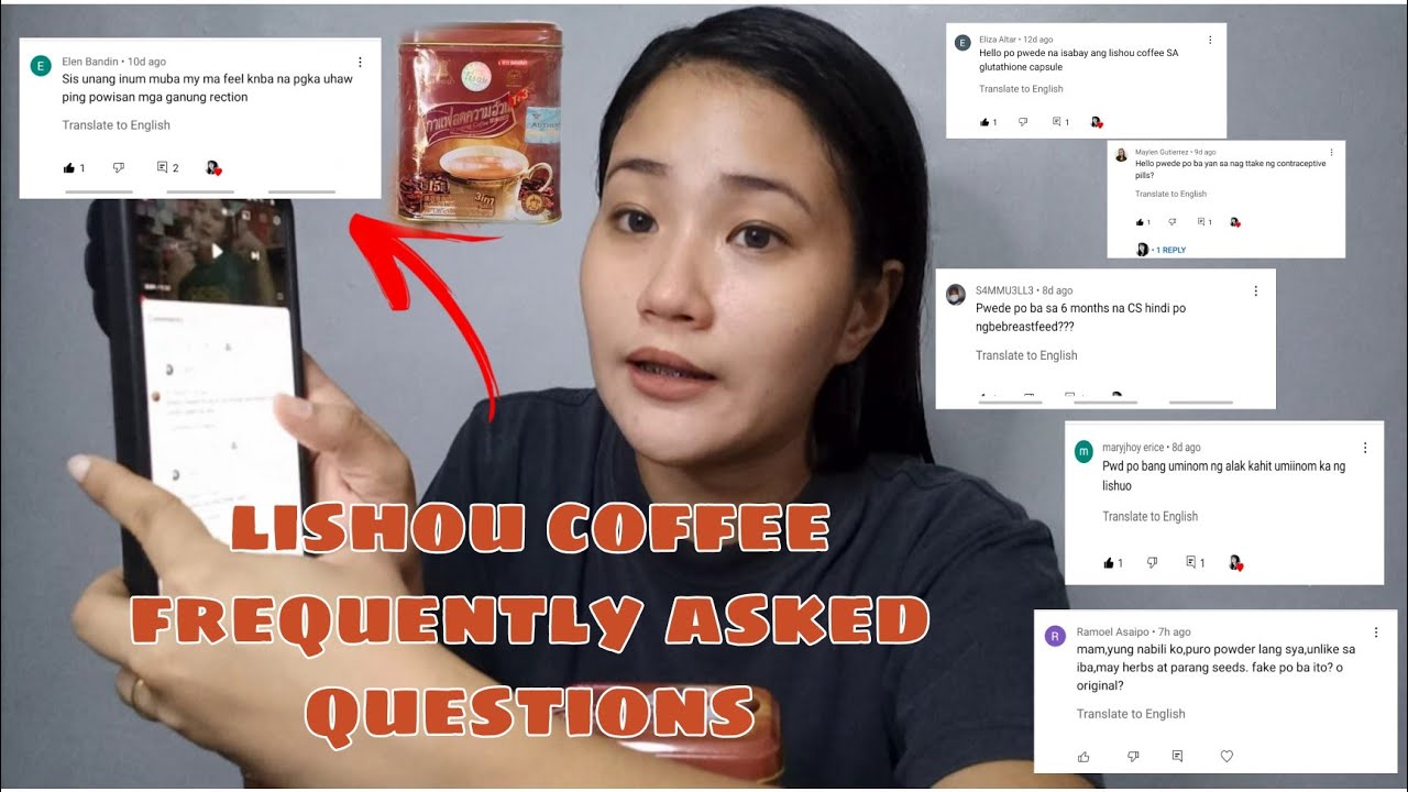 LISHOU SLIMMING COFFEE PART 2 IMPORTANT REMINDERS BEFORE DRINKING