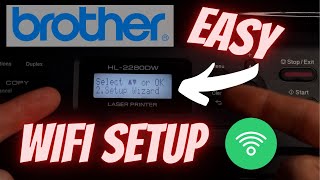 Connect Brother Printer to Wifi Setup Step By Step Menu Wireless Setup