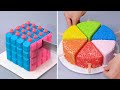 Most Satisfying Colorful Cake Decorating Compilation | Top 10 Amazing Rainbow Cake Decorating Ideas