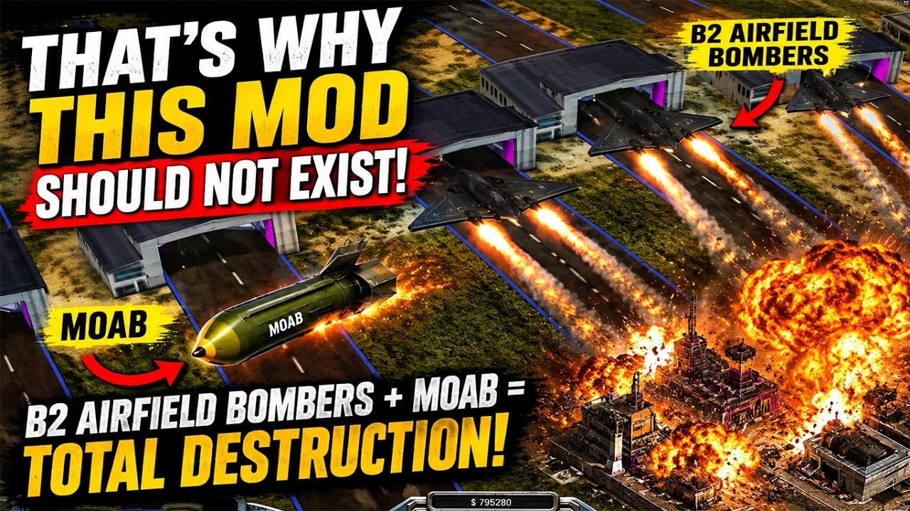 🚨 That’s Why This Mod Should NOT Exist! B2 + MOAB Total Destruction 💀 ...
