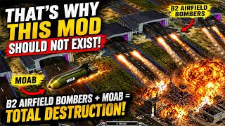 🚨 That’s Why This Mod Should NOT Exist! B2 + MOAB Total Destruction 💀 Axis Matrix mod - Generals