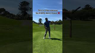 Most slicers try to hit the ball with their right side