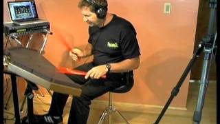 Danny Gottlieb performs on the trapKAT playing the Dry Crunchy Kit