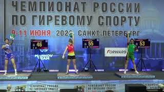 Уржумцева Светлана рывок гири Чемпионат России