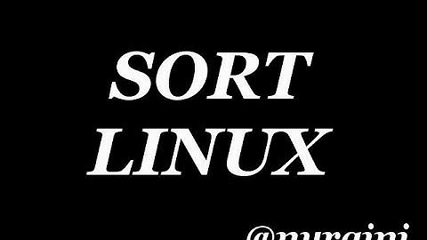 Sorting in the Linux Command Line